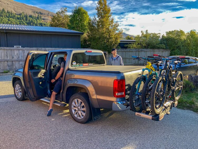 THE UTE LOADED AND READY TO GO