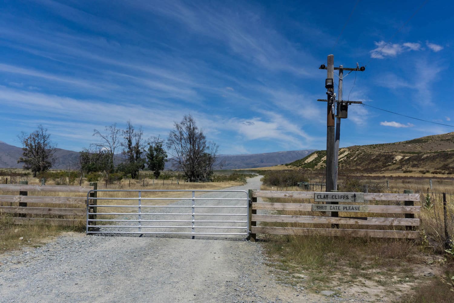 ENTRY GATE TO CLAY CLIFFS