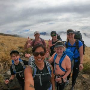 STOKED TO BE ABOVE THE TREE LINE!