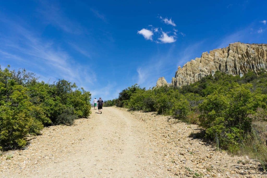 Walking on Clay Cliff trail