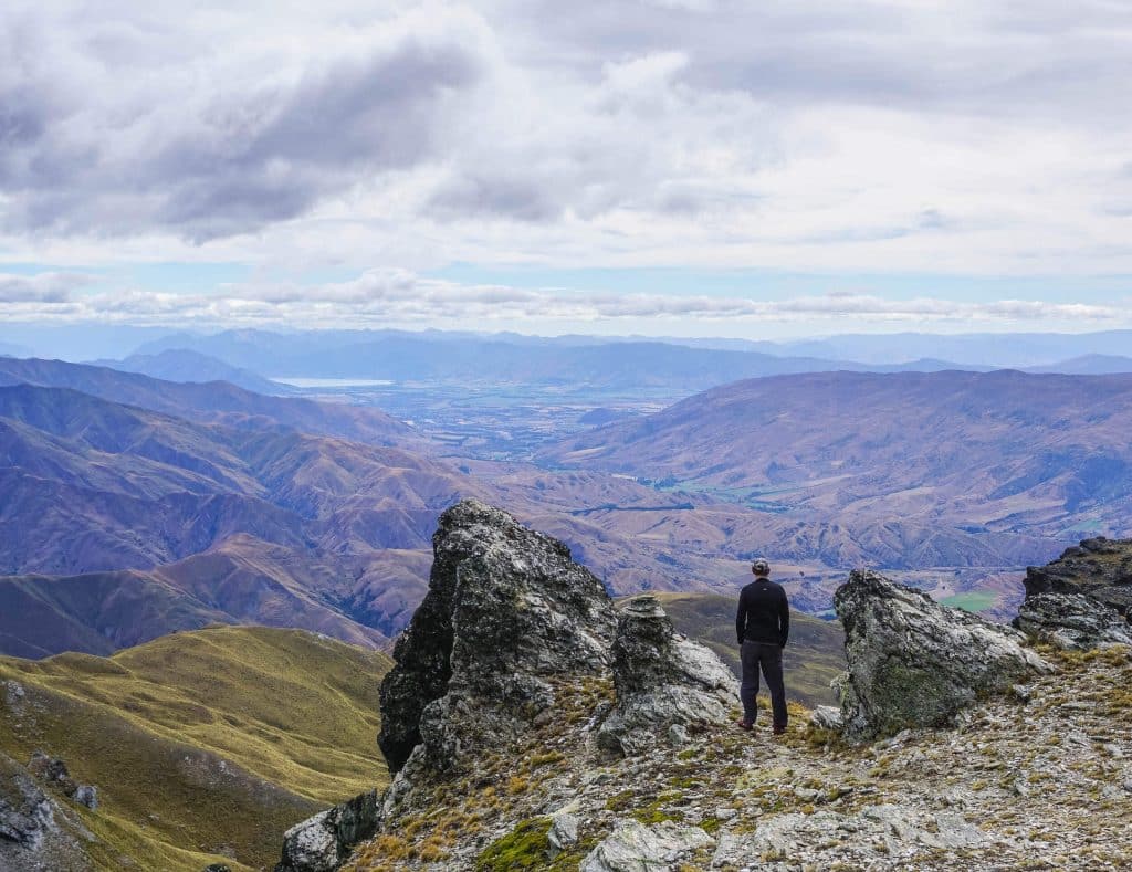 LAKE HAWEA IN THE DISTANCE