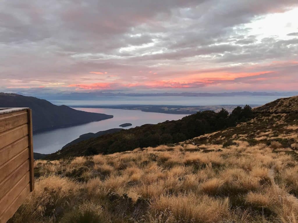 MORNING SUNRISE FROM LUXMORE HUT
