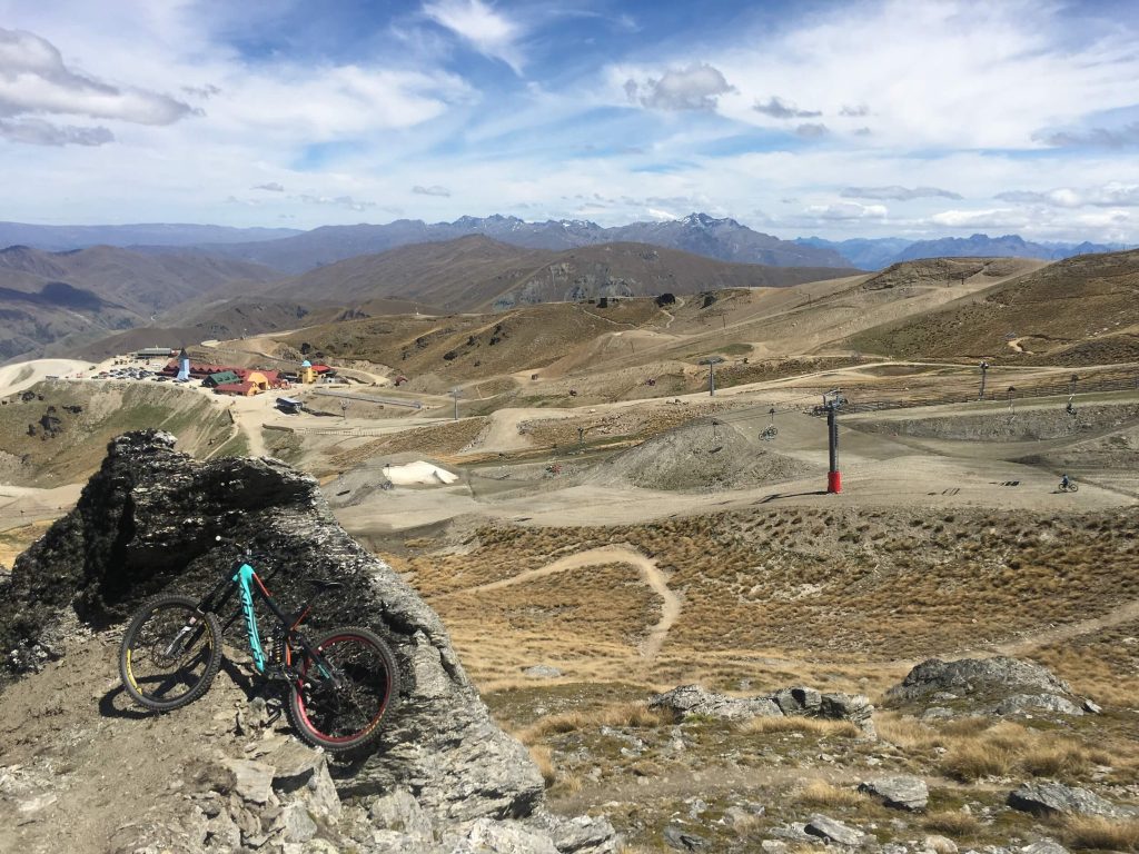 OVERLOOKING CARDRONA RESORT FROM RIDGERIDER