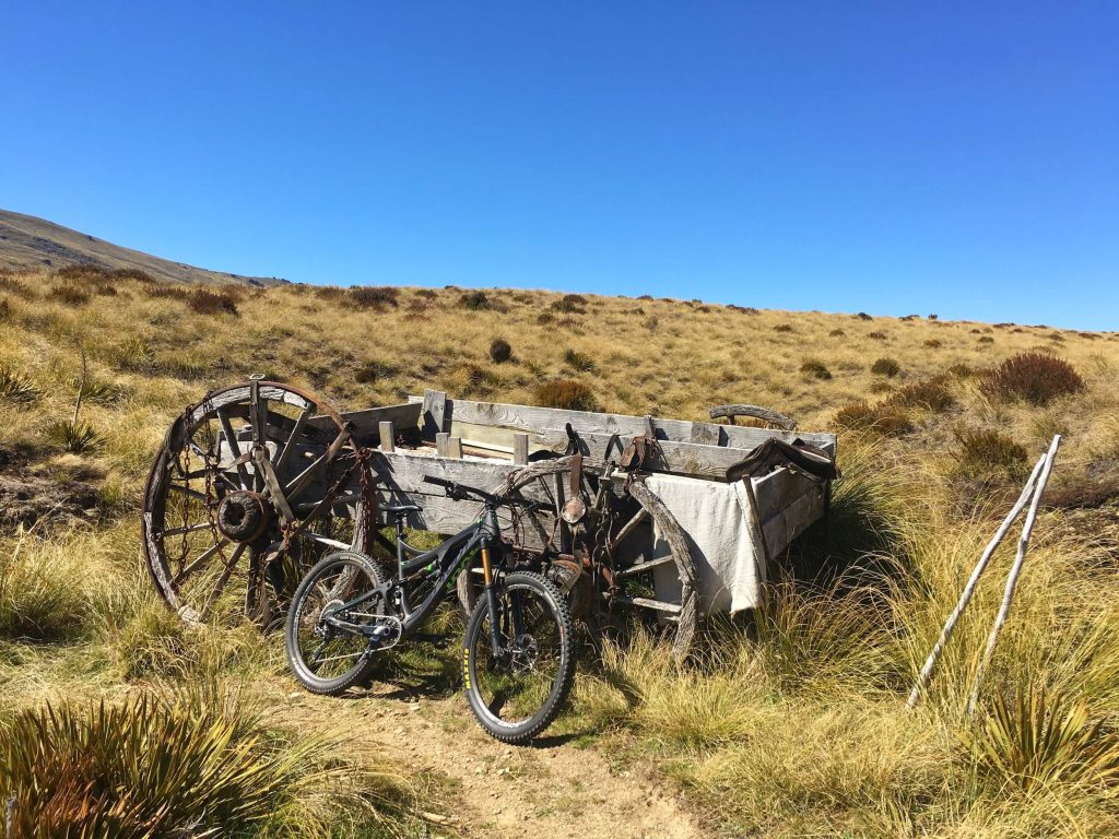 CART CORNER - NEAR THE END OF THE SINGLE TRACK