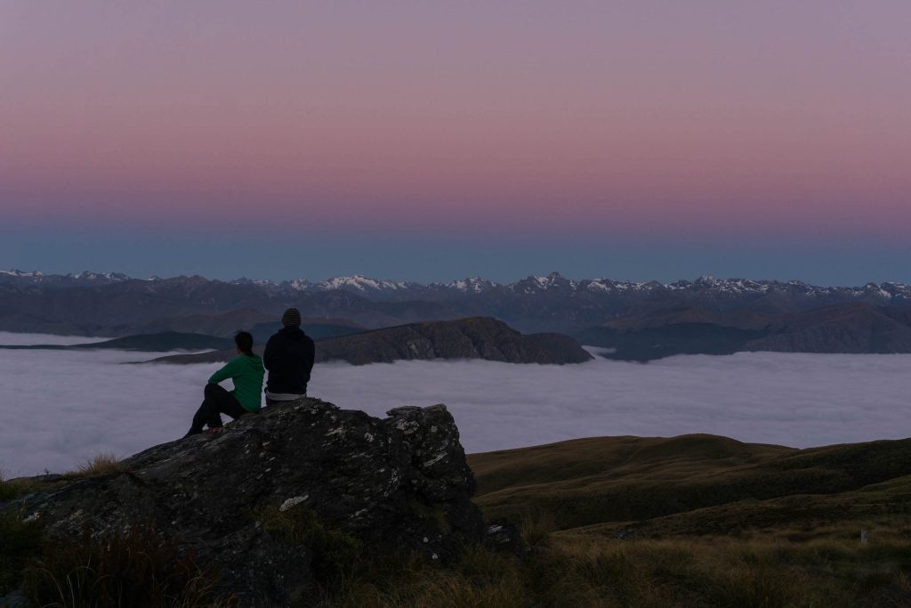 STAY OVERNIGHT TO WAKE UP TO AN AMAZING SUNRISE. WE WERE ALSO LUCKY ENOUGH TO WITNESS A CLOUD INVERSION