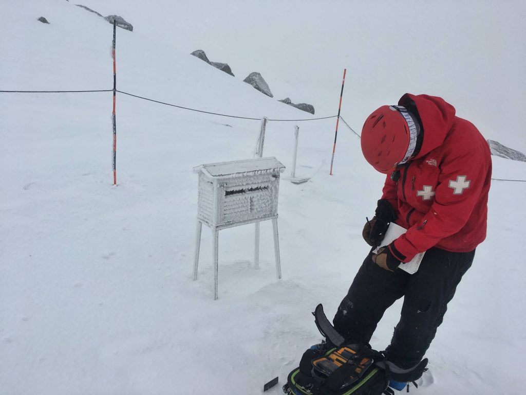 RECORDING INFORMATION GATHERED AT THE WEATHER STATION