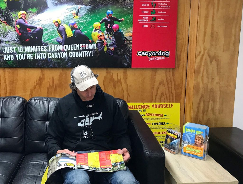 CHILLING IN THE WAITING ROOM