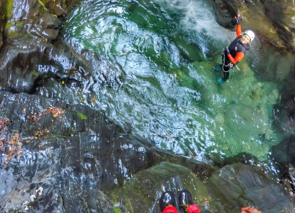 THE TOP OF ONE OF THE JUMPS