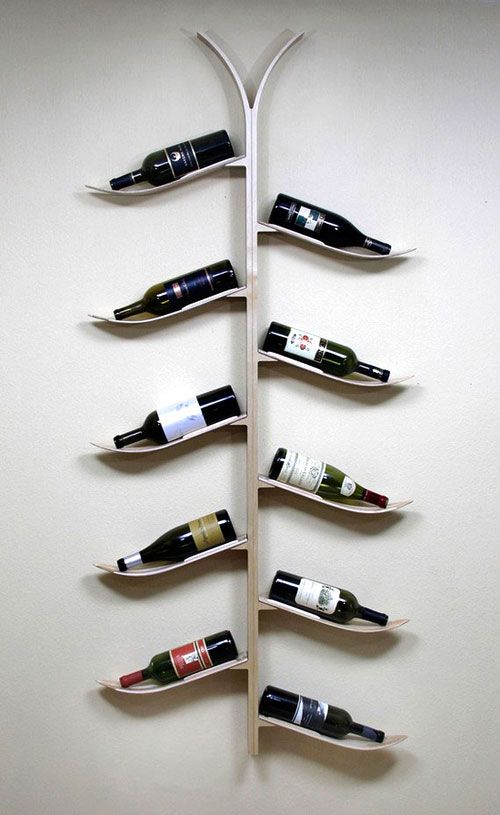 ski wine rack
