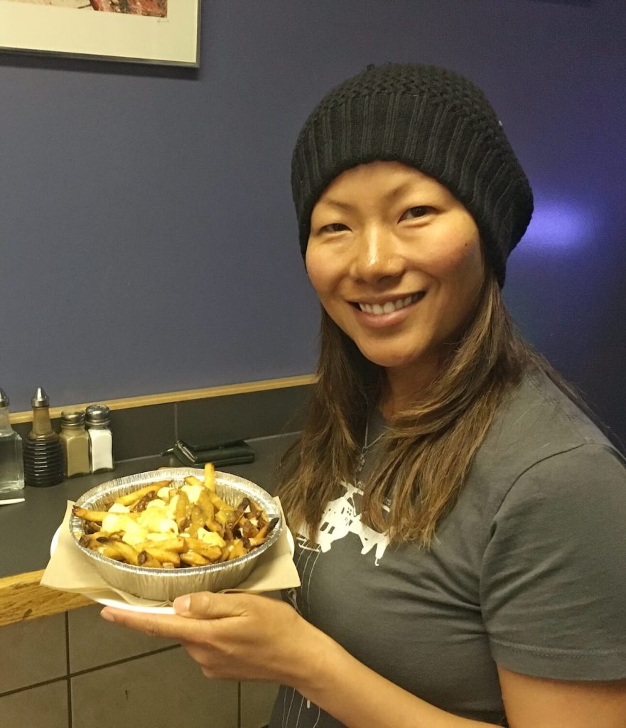 LOCAL POUTINE IN CANADA - NOT SO GOOD....