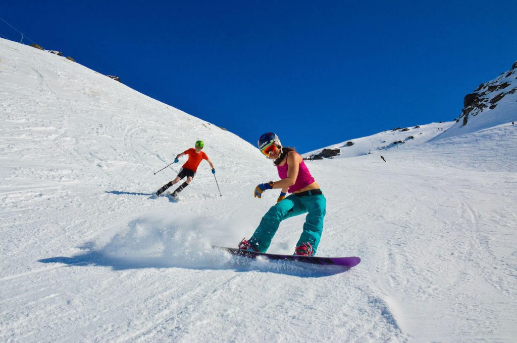 Christina Bruno Spring Snowboarding