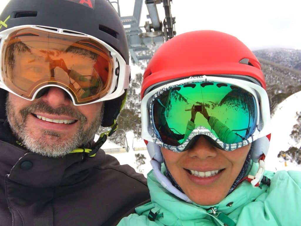 SELFIES ARE A MUST WHEN SNOWBOARDING!