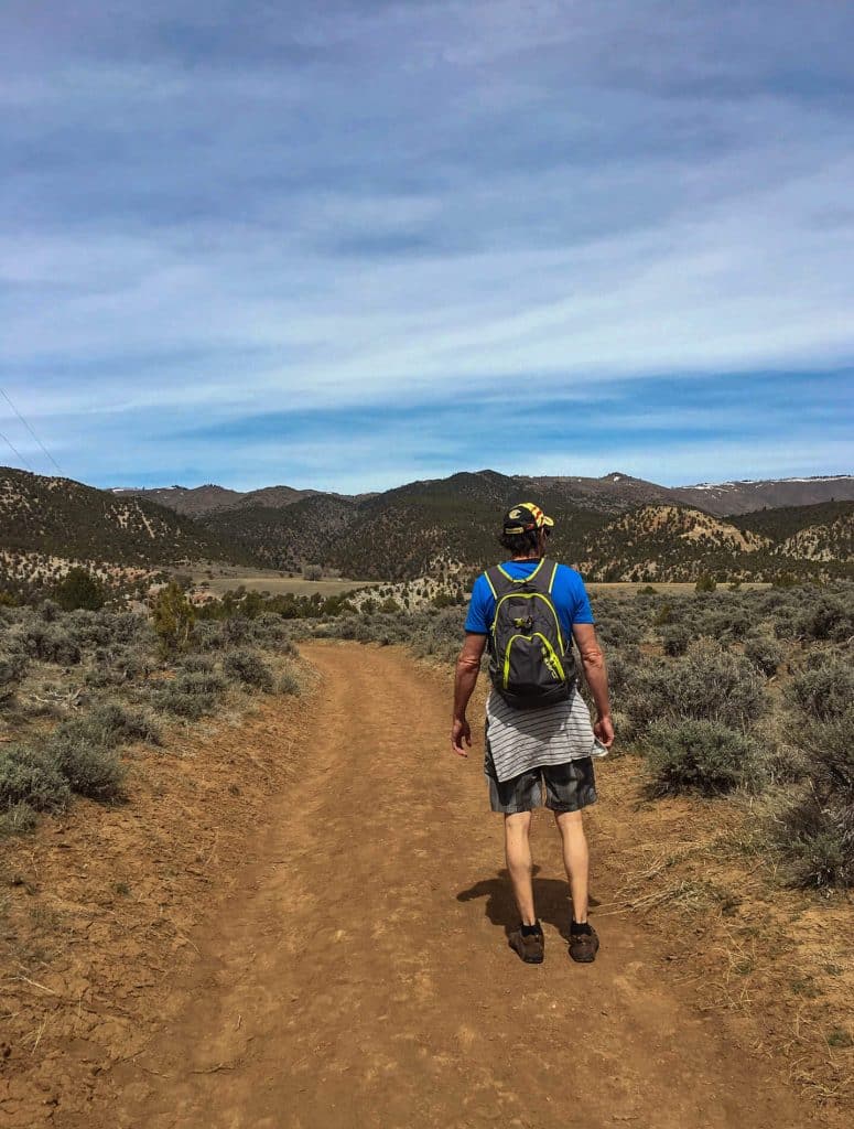 MOST OF THE TRAIL LOOKS LIKE THIS. JUST FOLLOW THE PATH THAT LOOKS THE MOST USED.